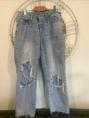 Rewash Light Blue Distressed Boyfriend Jeans